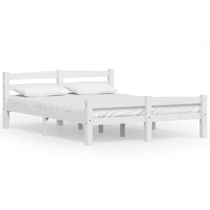 Giroletto senza Materasso Bianco 140x200 cm in Legno di Pino | homemem39