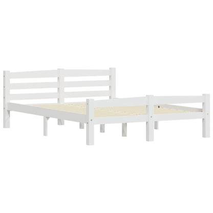 Giroletto senza Materasso Bianco 140x200 cm in Legno di Pino | homemem39