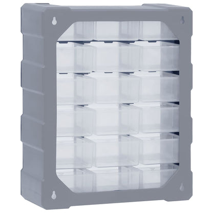 Mobile Contenitore con 18 Cassetti Medi 38x16x47 cm
