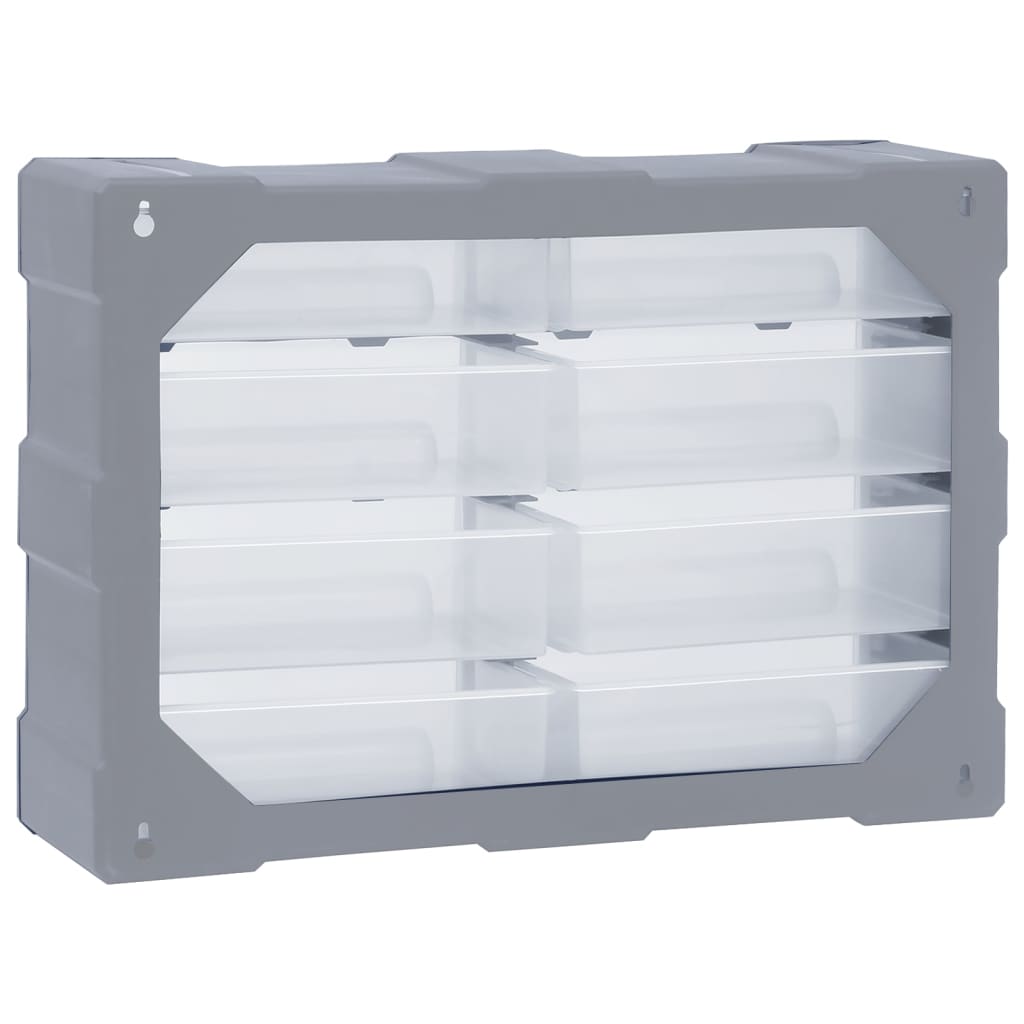 Mobile Contenitore con 8 Cassetti Grandi 52x16x37 cm