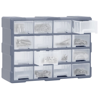 Mobile Contenitore con 16 Cassetti Medi 52x16x37 cm | homemem39