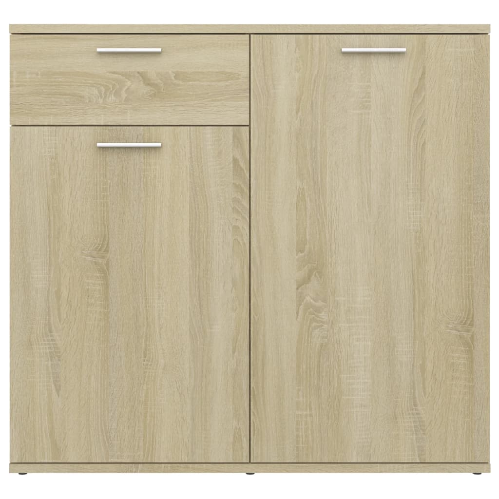 Credenza Rovere Sonoma 80x36x75 cm in Legno Multistrato - homemem39
