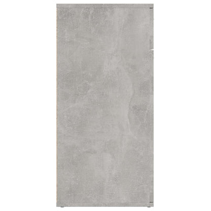 Credenza Grigio Cemento 80x36x75 cm in Legno Multistrato - homemem39
