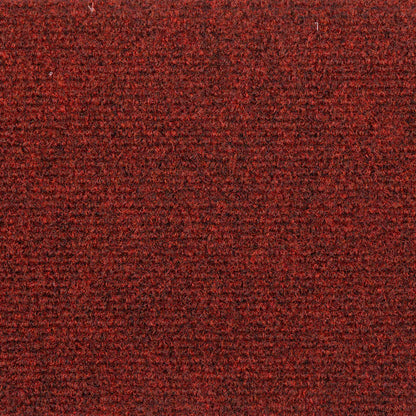 Tappetini per scale autoadesivi 10 pz 56x17x3 cm Bordeaux Rosso Semicircolari - homemem39