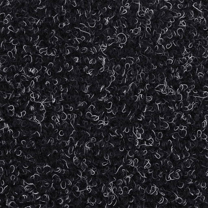Tappetini per scale autoadesivi 10 pz 65x21x4 cm neri semicircolari grandi - homemem39