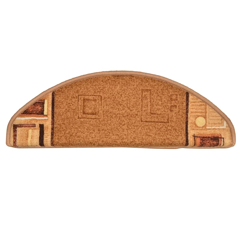 Tappetini per Scale Autoadesivi 5 pz 65x21x4 cm Beige | homemem39