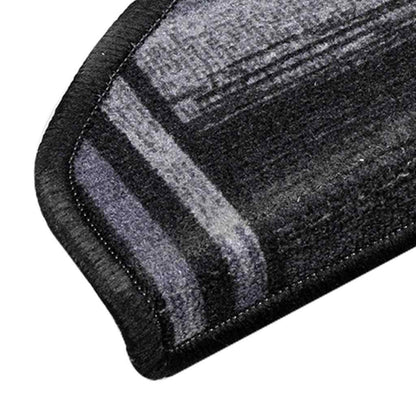 Tappetini per Scale Autoadesivi 5 pz 65x21x4 cm Nero e Grigio