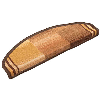Tappetini per Scale Autoadesivi 5 pz 65x21x4 cm Marroni | homemem39