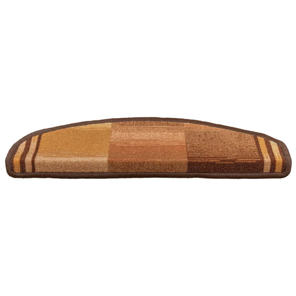 Tappetini per Scale Autoadesivi 5 pz 65x21x4 cm Marroni | homemem39