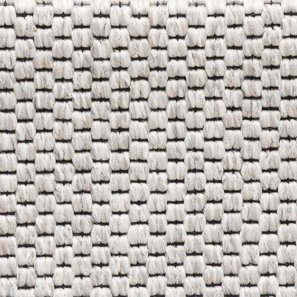 Tappeti Adesivi Scale Aspetto Sisal 15 pz 56x17x3 cm Platino