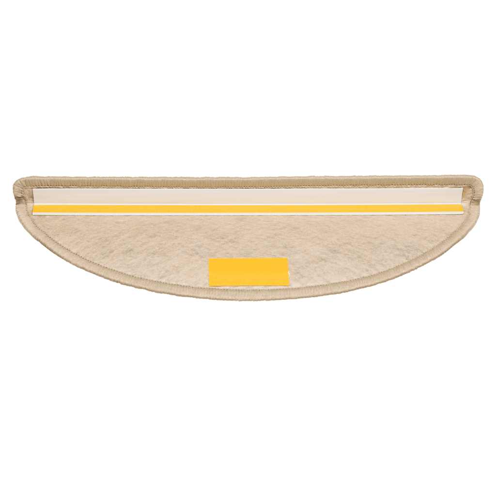 Tappeti Autoadesivi Scale Aspetto Sisal 15 pz 56x17x3 cm Sabbia | homemem39