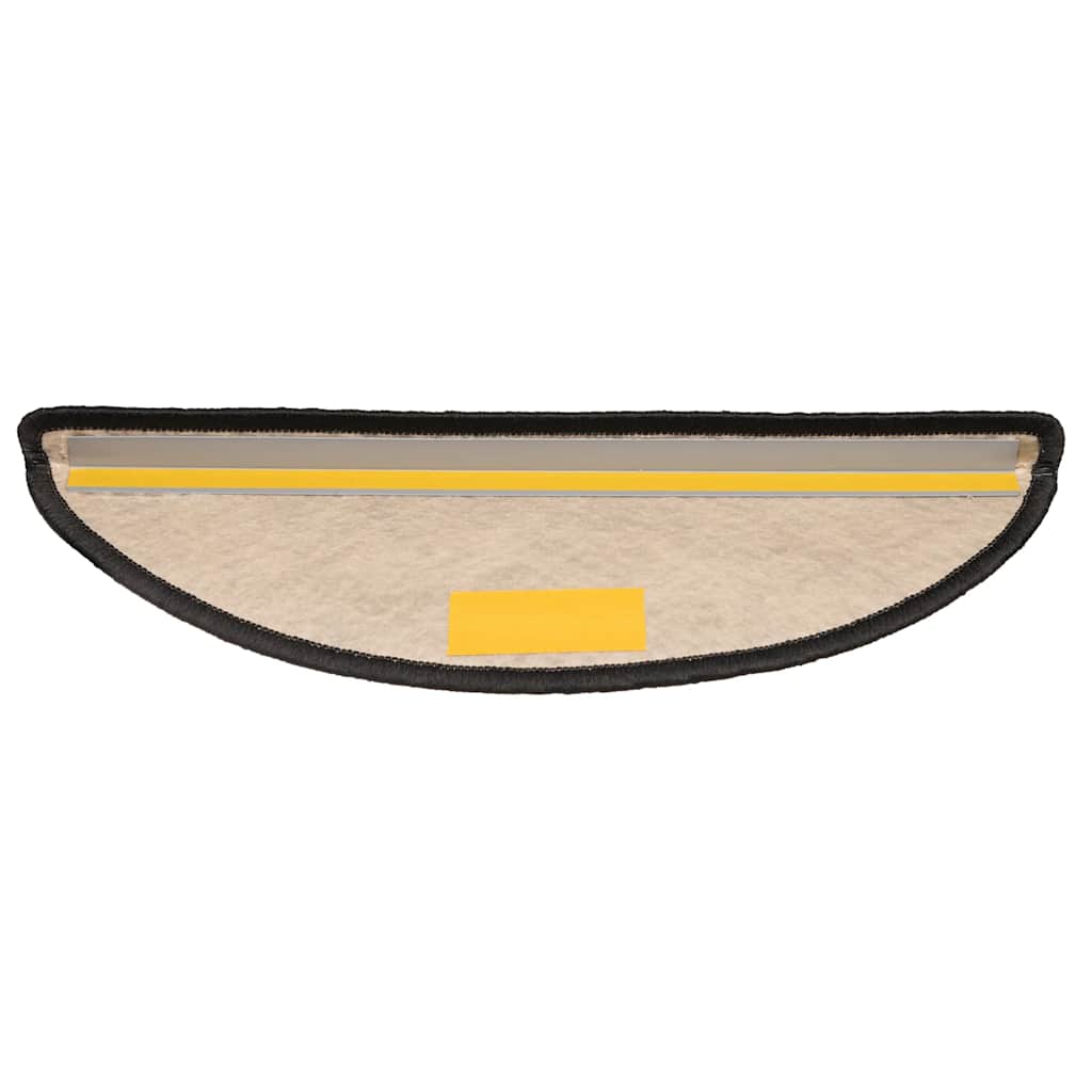 Tappeti Autoadesivi Scale Aspetto Sisal 15pz 65x21x4 Antracite | homemem39