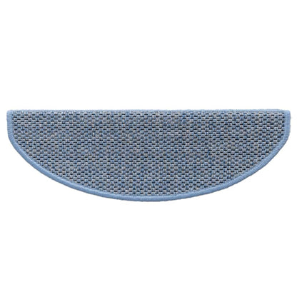 Tappeti Autoadesivi Scale Aspetto Sisal 15 pz 65x21x4 cm Blu