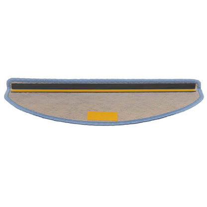 Tappeti Autoadesivi Scale Aspetto Sisal 15 pz 65x21x4 cm Blu - homemem39