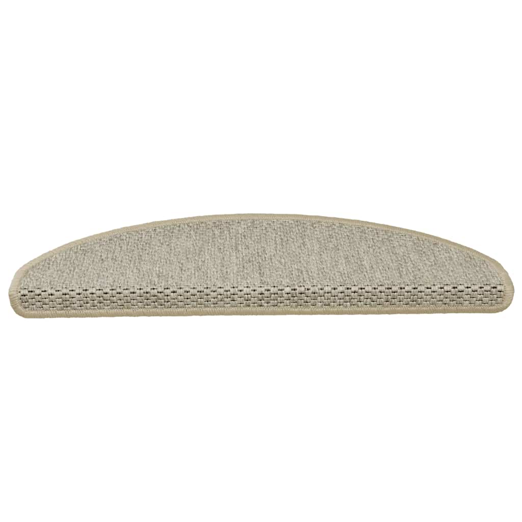 Tappeti Adesivi Scale Aspetto Sisal 15pz 65x21x4cm Verde Chiaro - homemem39