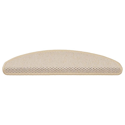 Tappeti Autoadesivi Scale Aspetto Sisal 15 pz 65x21x4cm Berbero | homemem39