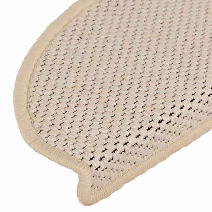 Tappeti Autoadesivi Scale Aspetto Sisal 15 pz 65x21x4cm Berbero | homemem39
