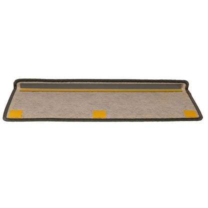 Tappeti Autoadesivi Scale Sisal 15 pz 65x21x4 cm Grigio e Beige | homemem39