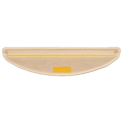 Tappetini per scale 15 pz 56x17x3 cm Argento Semicircolari | homemem39