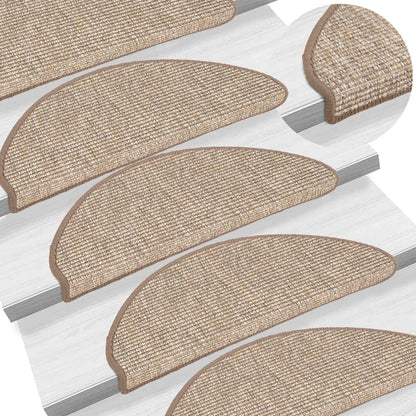 Tappetini per scale 15 pz 56x17x3 cm