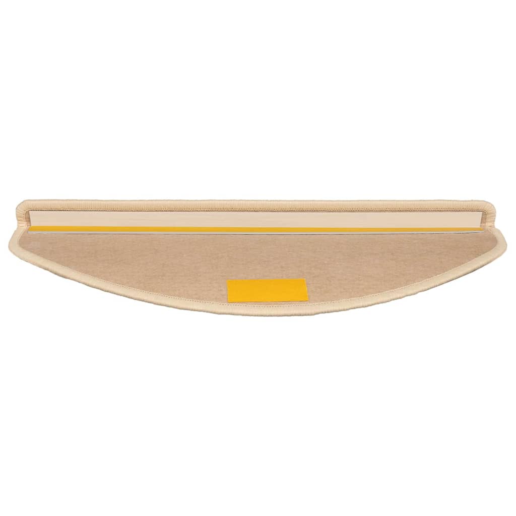 Tappetini per scale 15 pz 65x21x4 cm Argento Semicircolari Grandi | homemem39