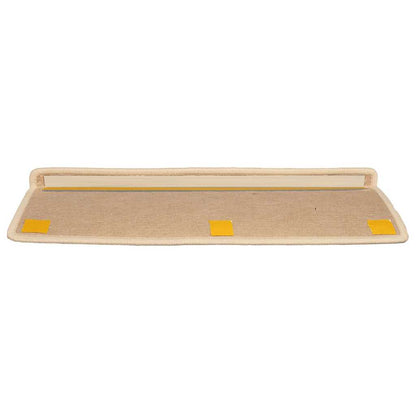 Tappetini per scale 15 pz 65x21x4 cm Beige chiaro Bordo rettangolare | homemem39