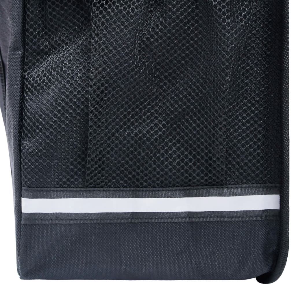 Borsa Doppia Bicicletta Impermeabile per Portapacchi 35 L Nero | homemem39