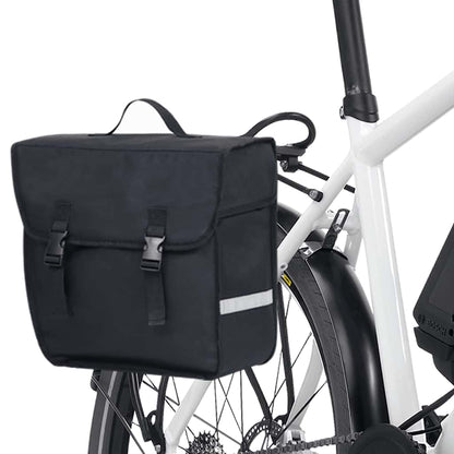 Borsa Singola Bicicletta Impermeabile per Portapacchi 21 L Nero | homemem39