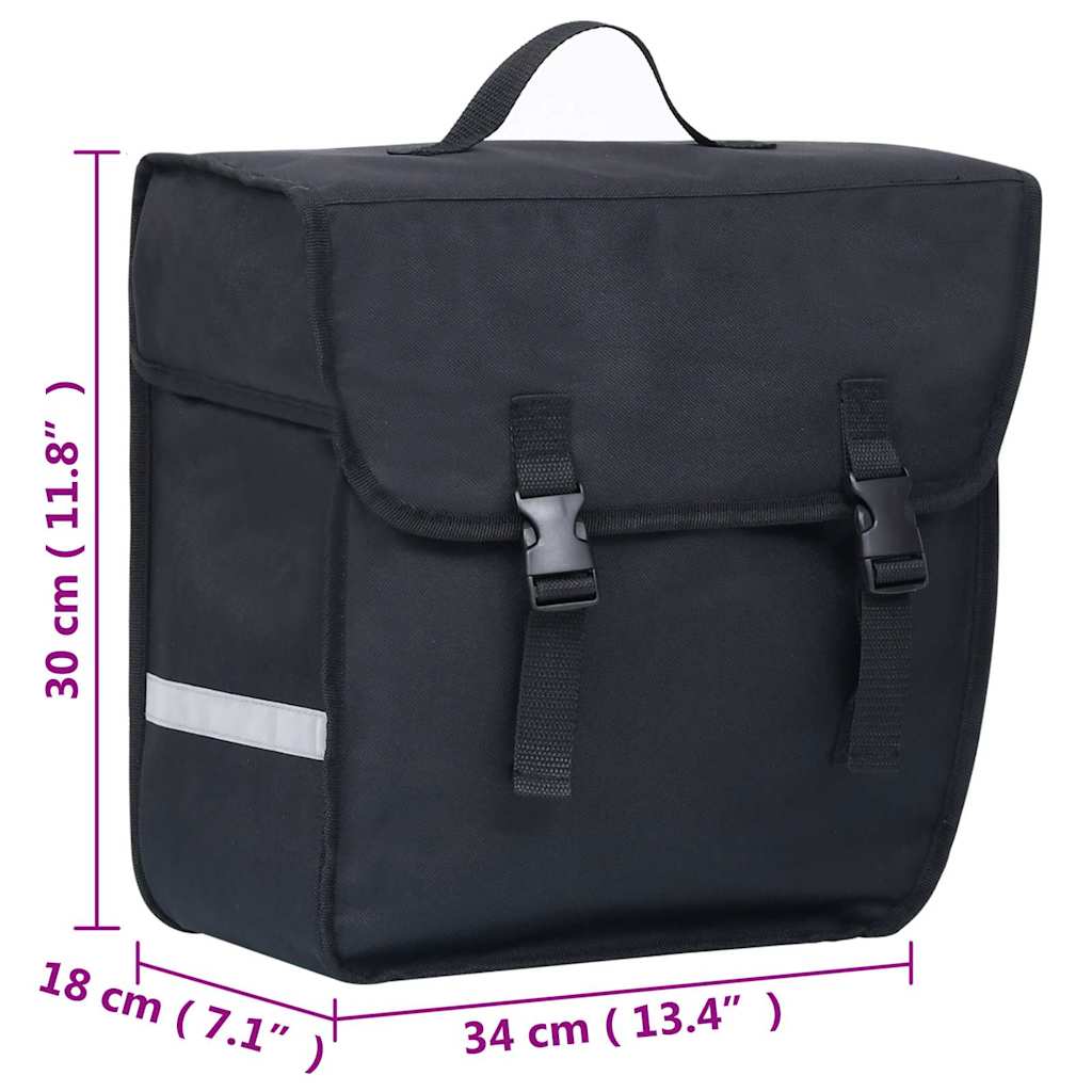 Borsa Singola Bicicletta Impermeabile per Portapacchi 21 L Nero | homemem39