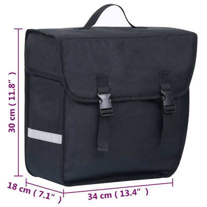 Borsa Singola Bicicletta Impermeabile per Portapacchi 21 L Nero | homemem39