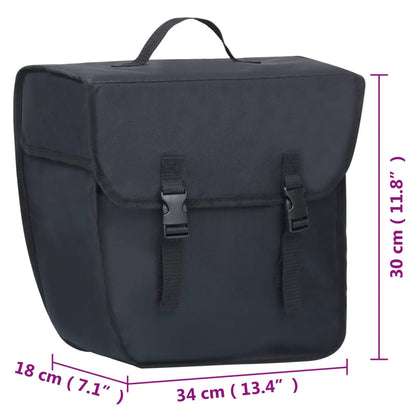 Borsa Singola Bicicletta Impermeabile per Portapacchi 21 L Nero | homemem39