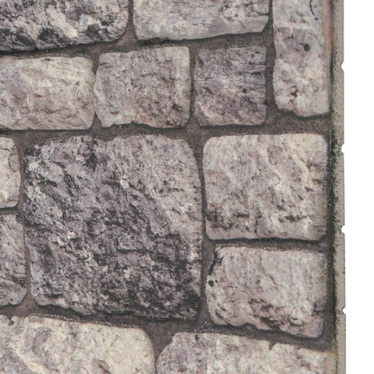 Pannelli Murali 3D con Design Mattoni Grigio Chiaro 10 pz EPS