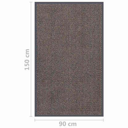 Zerbino Trapuntato 90x150 cm Marrone Scuro | homemem39