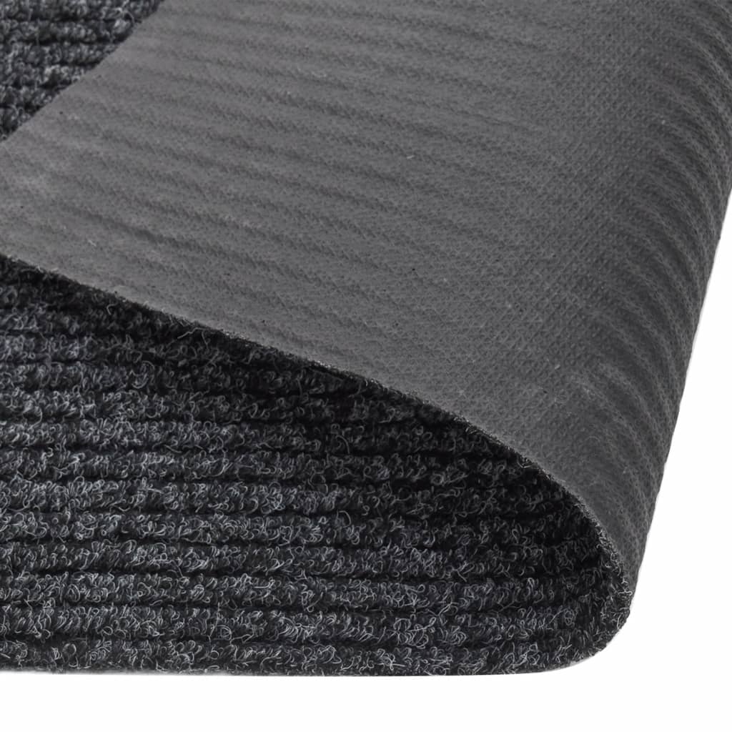 Tappeto Corsia Acchiappa Polvere 100x100 cm Antracite - homemem39