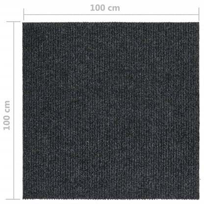 Tappeto Corsia Acchiappa Polvere 100x100 cm Antracite - homemem39