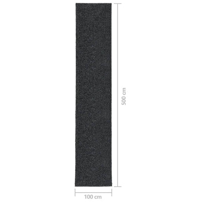 Tappeto Corsia Acchiappa Polvere 100x500 cm Antracite - homemem39