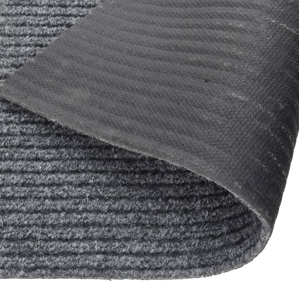 Tappeto Corsia Acchiappa Polvere 100x200 cm Grigio - homemem39