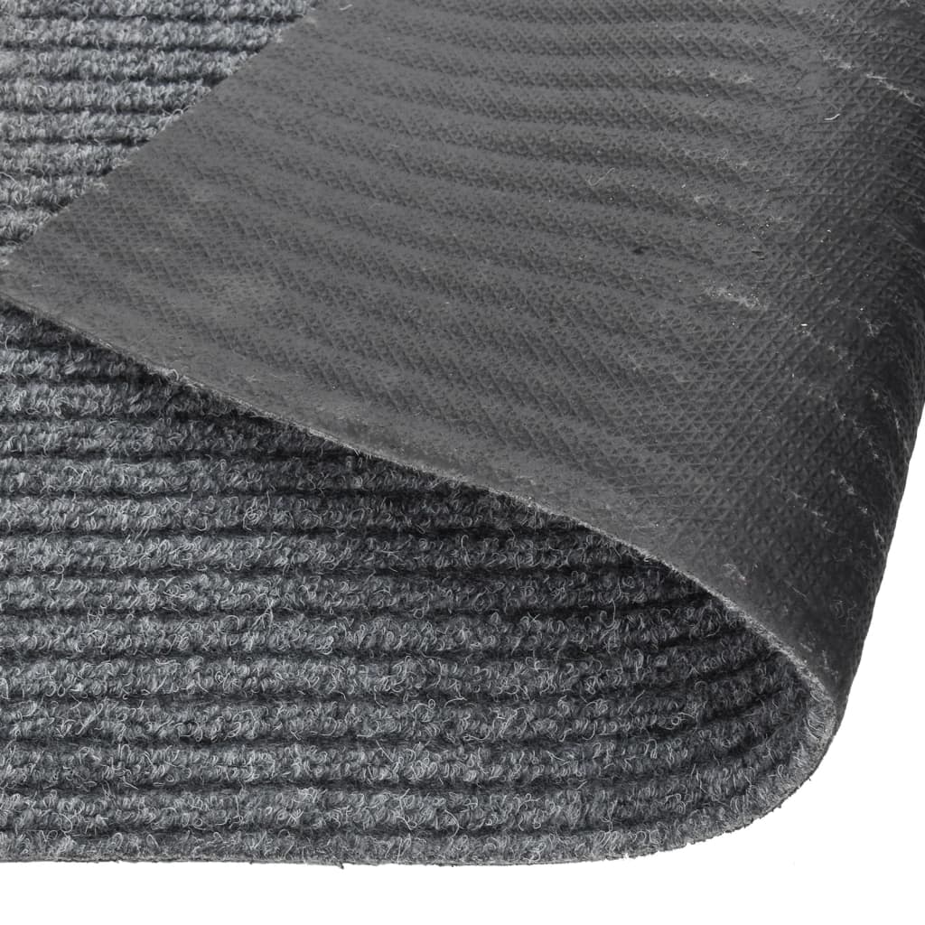 Tappeto Corsia Acchiappa Polvere 100x250 cm Grigio - homemem39