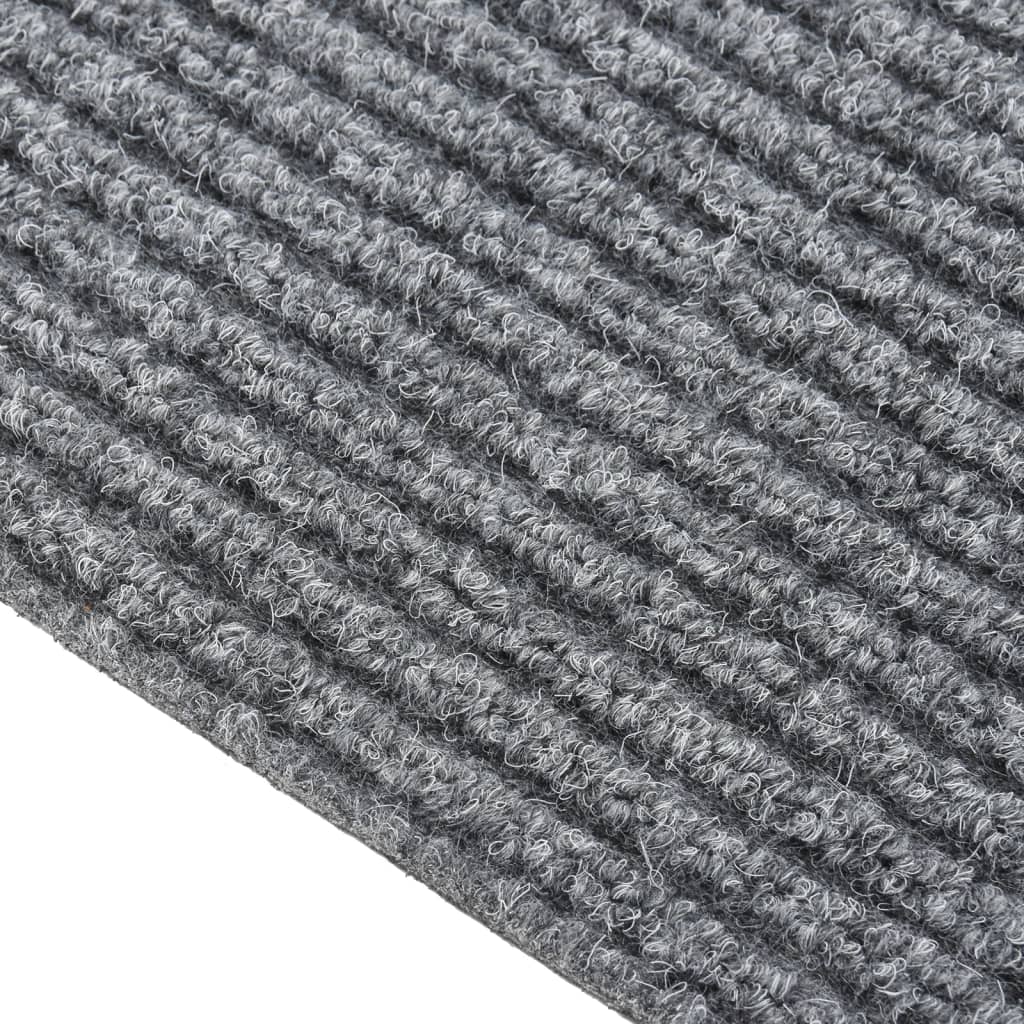Tappeto Corsia Acchiappa Polvere 100x350 cm Grigio - homemem39