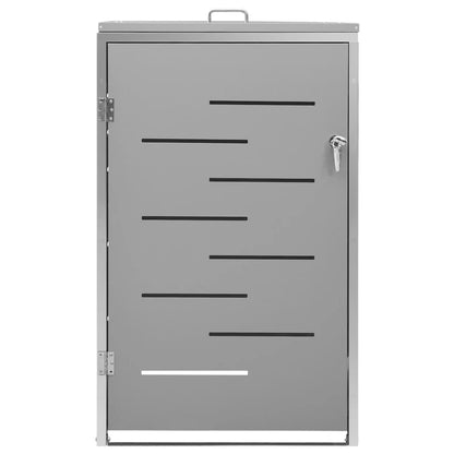 Copribidone per Spazzatura Singolo 69x77,5x112,5cm Acciaio Inox - homemem39