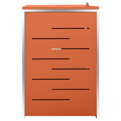 Copribidone per Spazzatura Triplo 207x77,5x112,5cm Acciaio Inox - homemem39