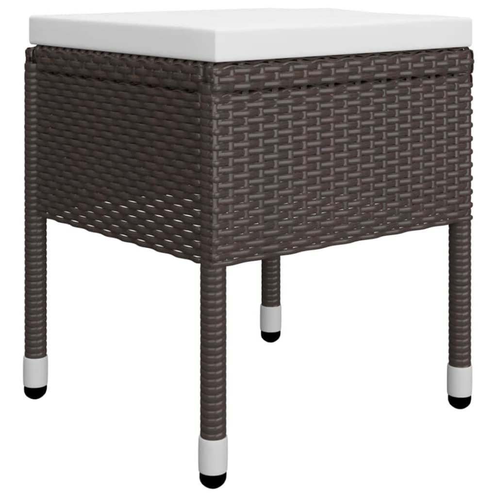 Set Mobili da Pranzo per Giardino 5 pz Marrone - homemem39