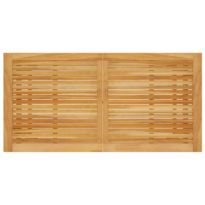 Set Mobili da Pranzo per Giardino 5 pz Nero | homemem39