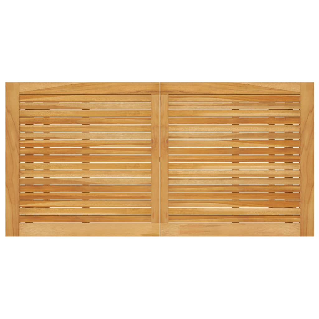 Set Mobili da Pranzo per Giardino 5 pz Marrone | homemem39