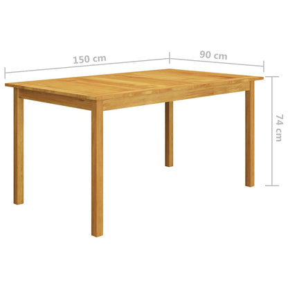 Set Mobili da Pranzo per Giardino 5 pz Grigio