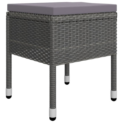 Set Mobili da Pranzo per Giardino 7 pz Grigio | homemem39