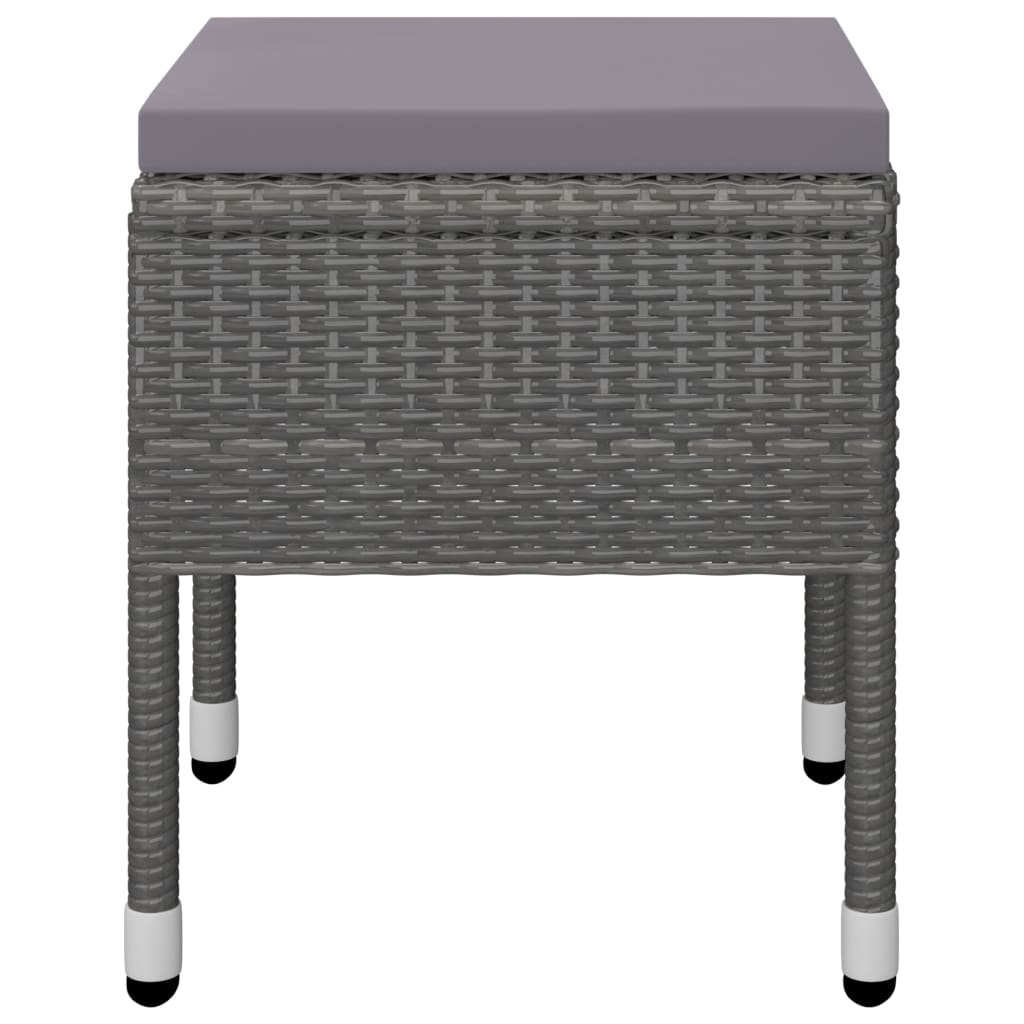 Set Mobili da Pranzo per Giardino 7 pz Grigio | homemem39