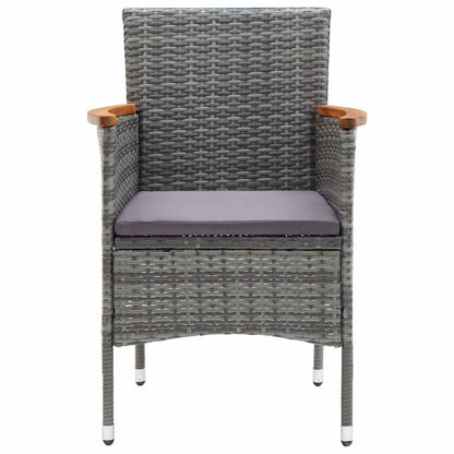 Set da Pranzo da Giardino 7 pz Grigio | homemem39
