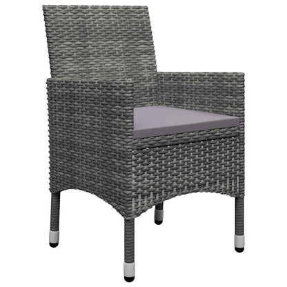 Set da Pranzo da Giardino 9 pz Grigio | homemem39