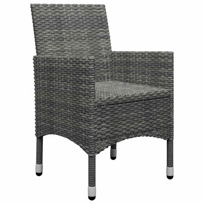 Set da Pranzo da Giardino 9 pz Grigio | homemem39